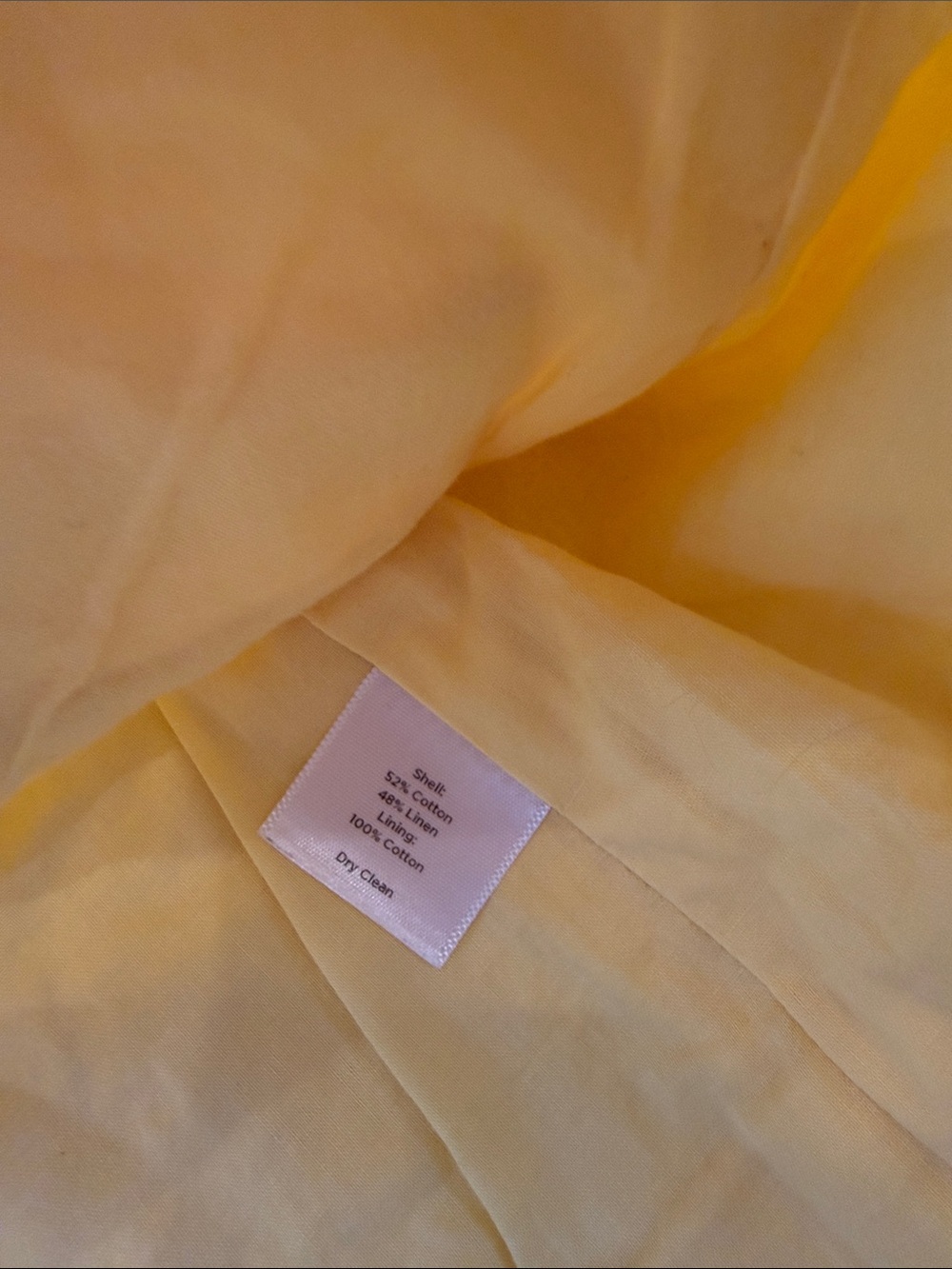 Talbots Yellow Blazer Size 6 - Picture 5 of 8